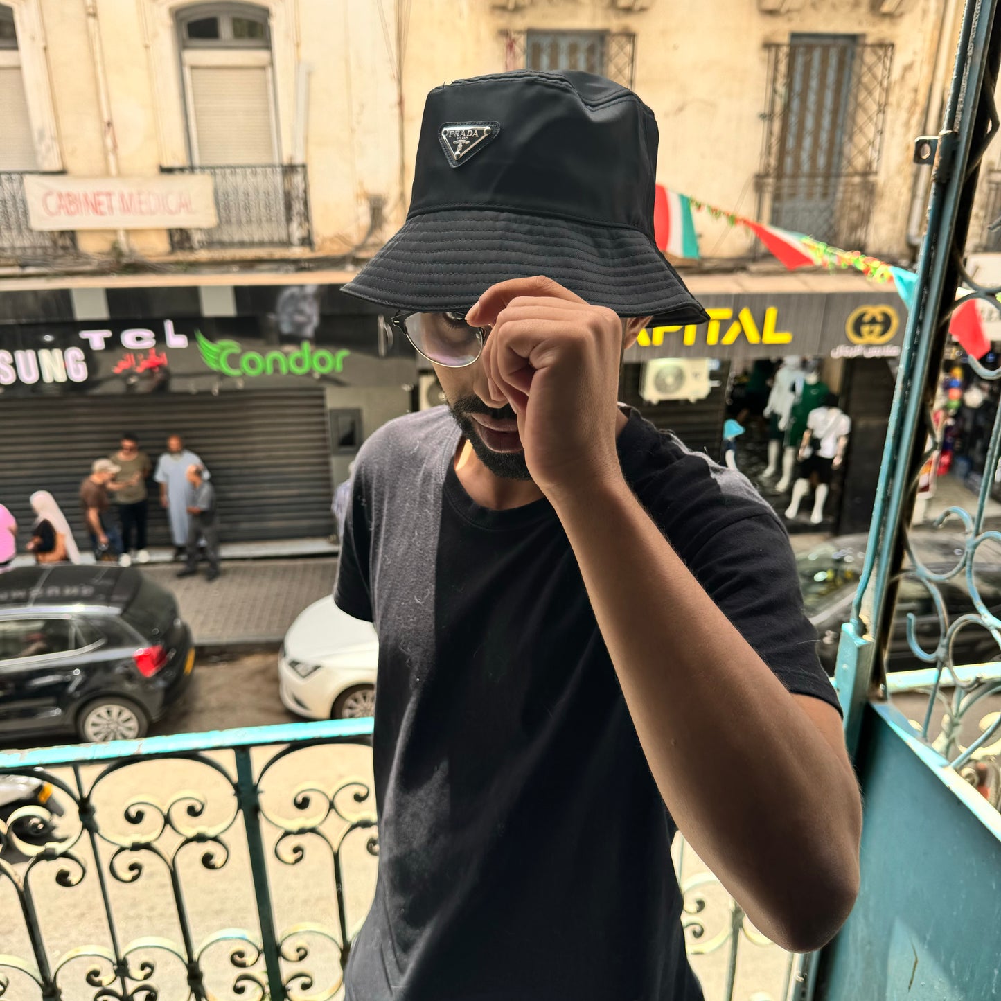 PRADA BOB BLACK BLACK