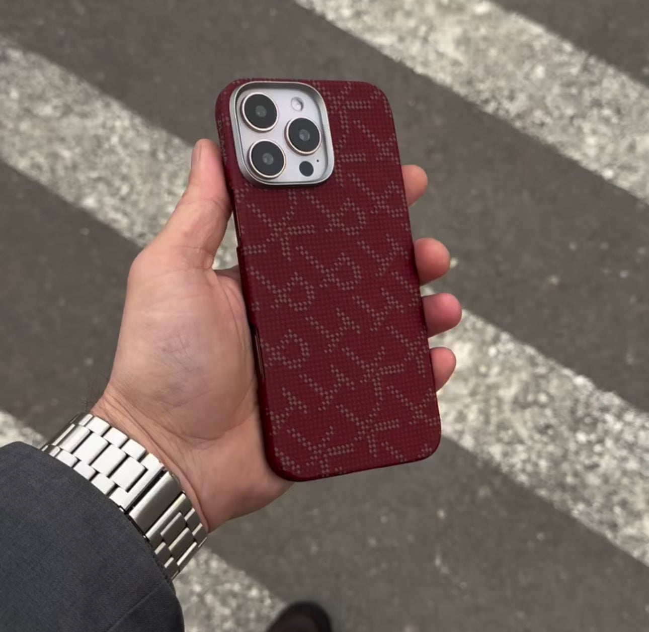 iPhone Case high quality burgundy