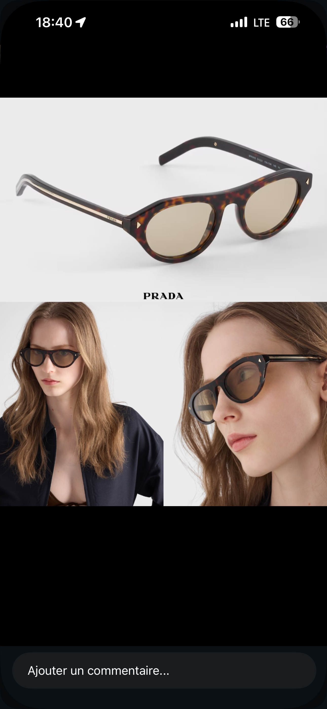 Lunettes de soleil PR.DA ( autorisation d’ouverture)