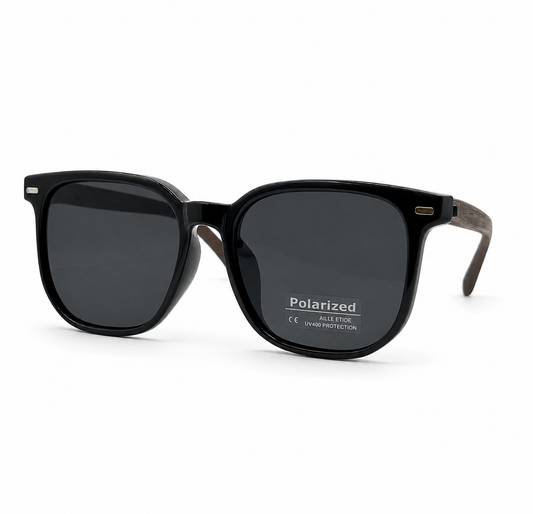 A Lunettes boisé CRT polarisé ( Autorisation d’ouverture)