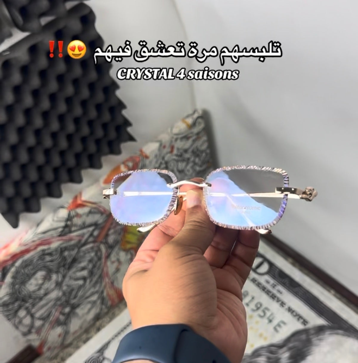 Lunettes CRT CRYSTAL ( autorisation d’ouverture ) (tk)