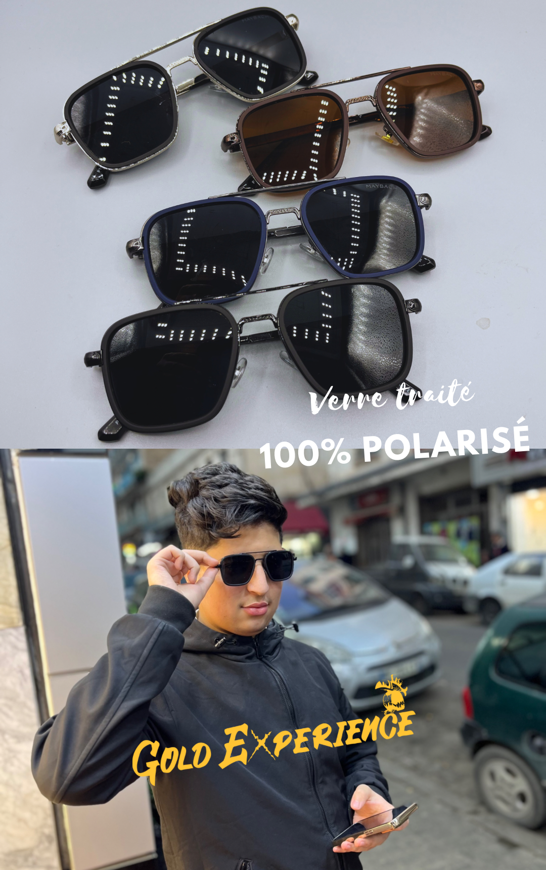 Lunettes polarisé Maybach ( autorisation d’ouverture)