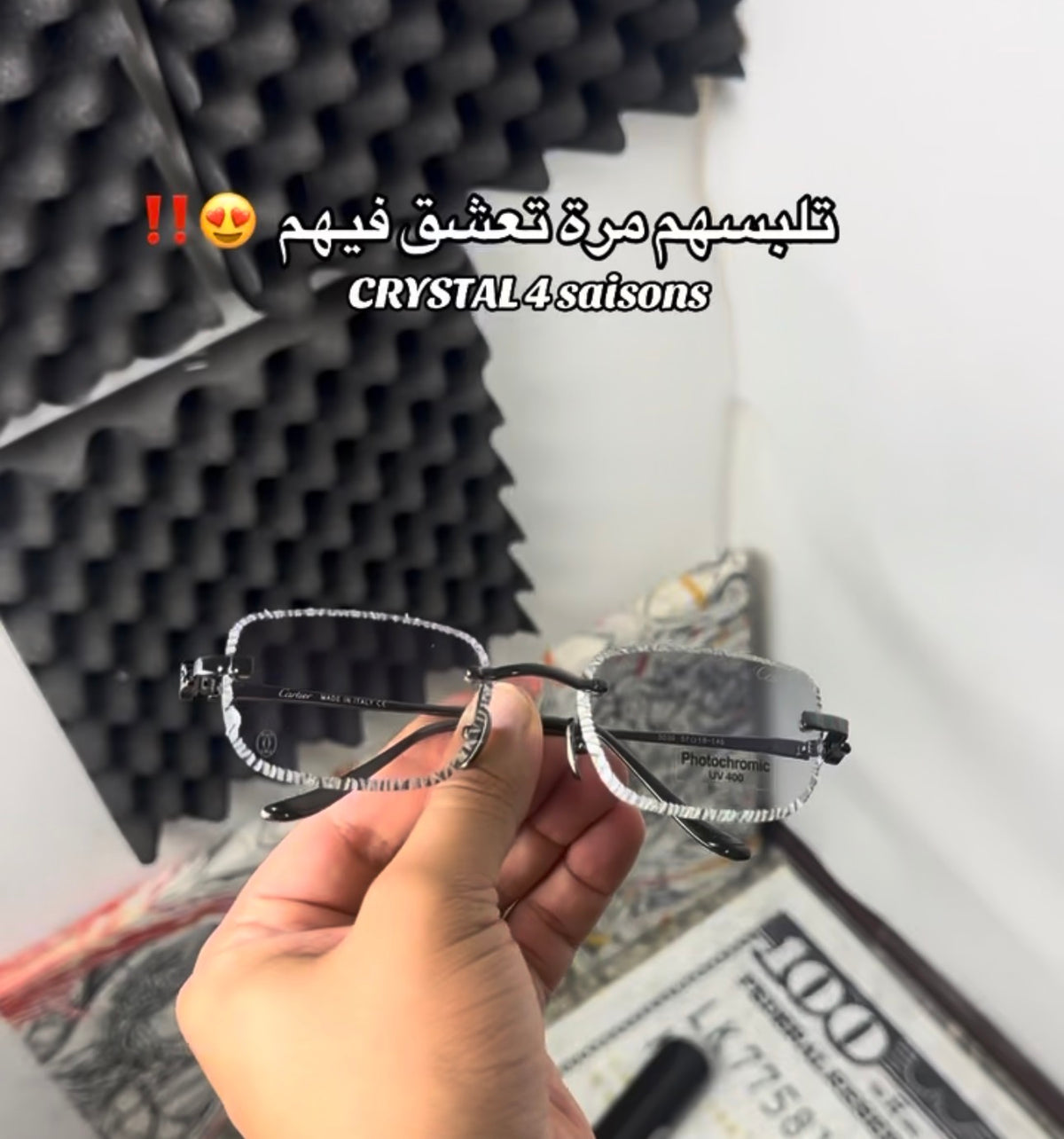 Lunettes CRT CRYSTAL ( autorisation d’ouverture ) (tk)
