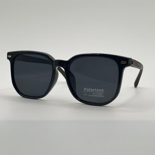 A Lunettes boisé CRT polarisé ( Autorisation d’ouverture)