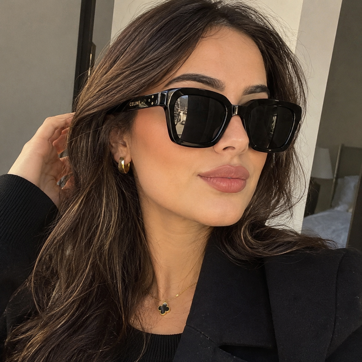 Lunette celi*ne Bella black ( autorisation d’ouverture)